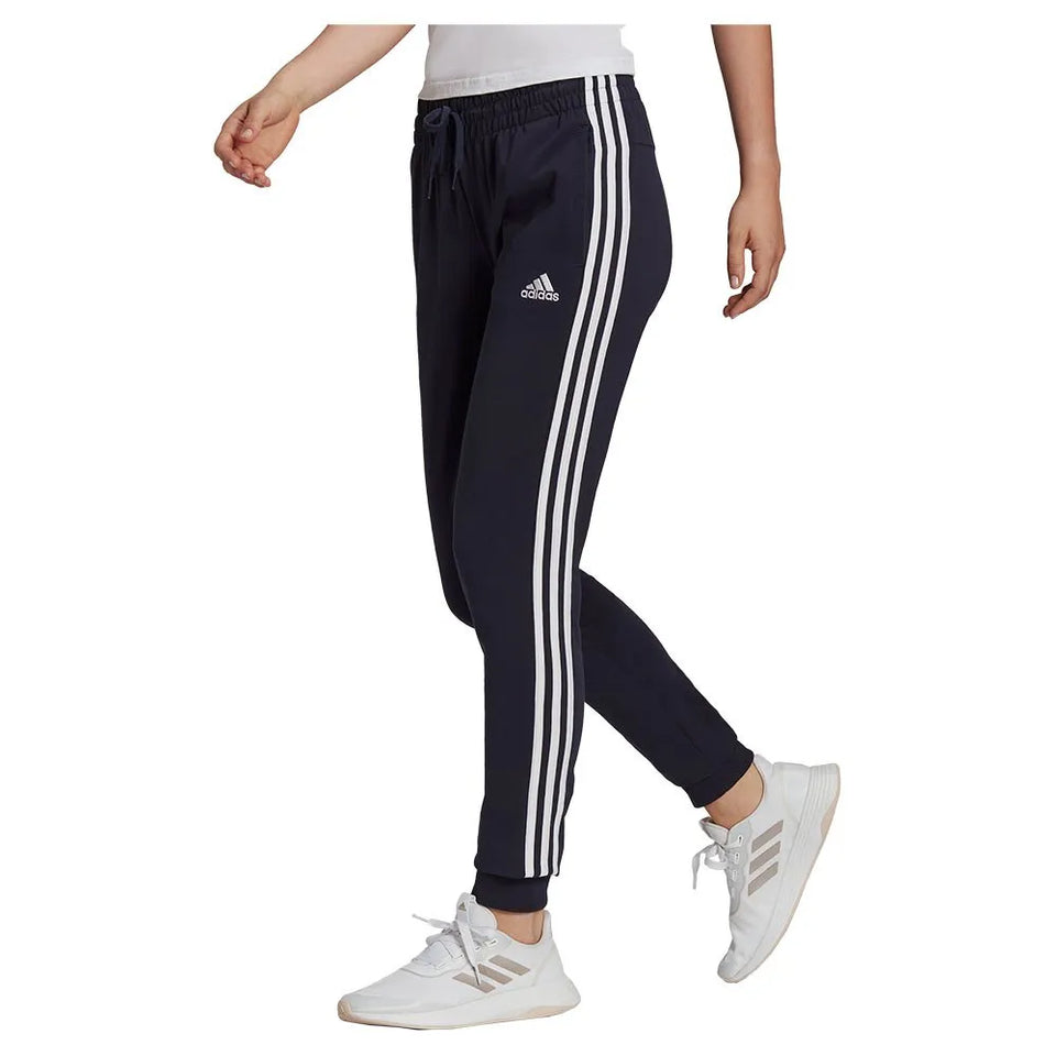 Adidas Women’s Navy Plus Size Essentials 3-Stripes Single Jersey Pants | Adidas in Lebanon