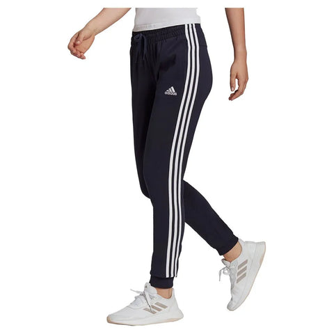 Adidas Women’s Navy Plus Size Essentials 3-Stripes Single Jersey Pants | Adidas in Lebanon