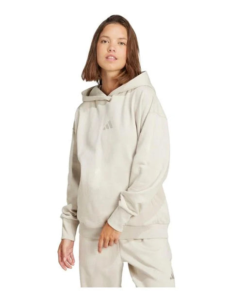 Adidas Women's Light Grey All Szn Fleece Boyfriend Hoodie | Adidas In Lebanon
