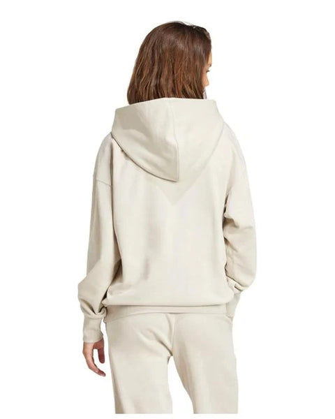 Adidas Women's Light Grey All Szn Fleece Boyfriend Hoodie | Adidas In Lebanon