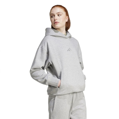 Adidas Women's Gray All SZN Fleece Loose Hoodie | Adidas In Lebanon