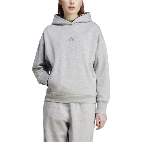 Adidas Women's Gray All SZN Fleece Loose Hoodie | Adidas In Lebanon