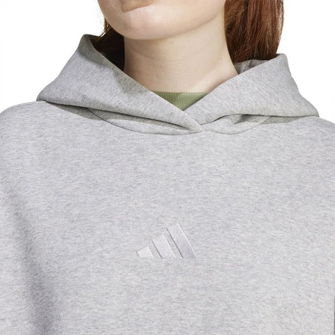 Adidas Women's Gray All SZN Fleece Loose Hoodie | Adidas In Lebanon