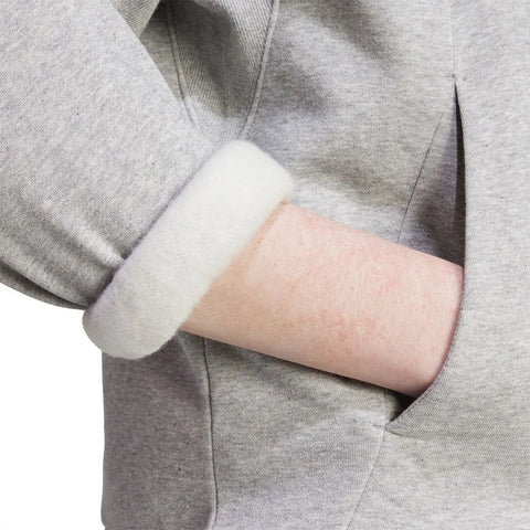 Adidas Women's Gray All SZN Fleece Loose Hoodie | Adidas In Lebanon