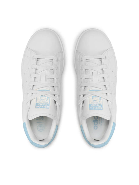 Adidas Women's White & Light Blue Stan Smith Sneakers |Adidas In Lebanon