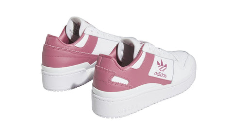 Adidas Women's White & Dusty Rose Forum Bold Sneakers |Adidas In Lebanon