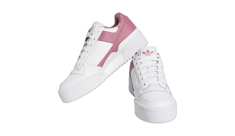 Adidas Women's White & Dusty Rose Forum Bold Sneakers |Adidas In Lebanon