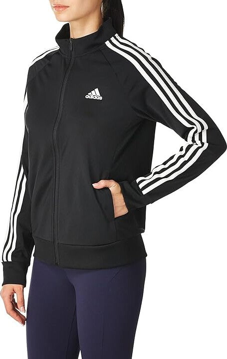 Adidas Women's Black Warm-Up 3-Stripes Track Jacket | Adidas In Lebanon