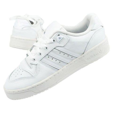 Adidas Women's White Rivalry Low Sneakers |Adidas In  Lebanon
