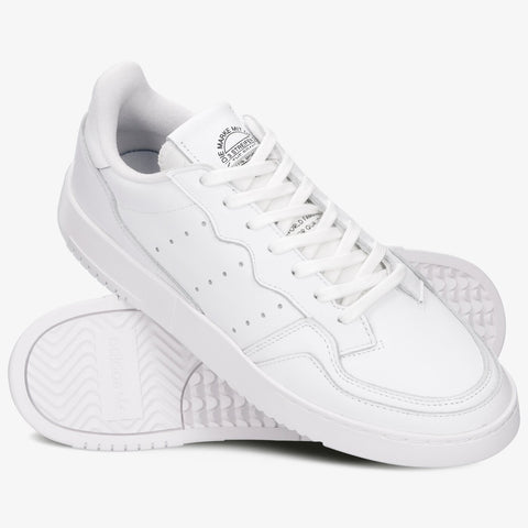 Adidas Men's White Super Court Sneakers | Adidas In Lebanon