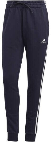 Adidas Women's Navy 3 Stripes Terry Cuffed Ink White Sweatpant | Adidas In Lebanon