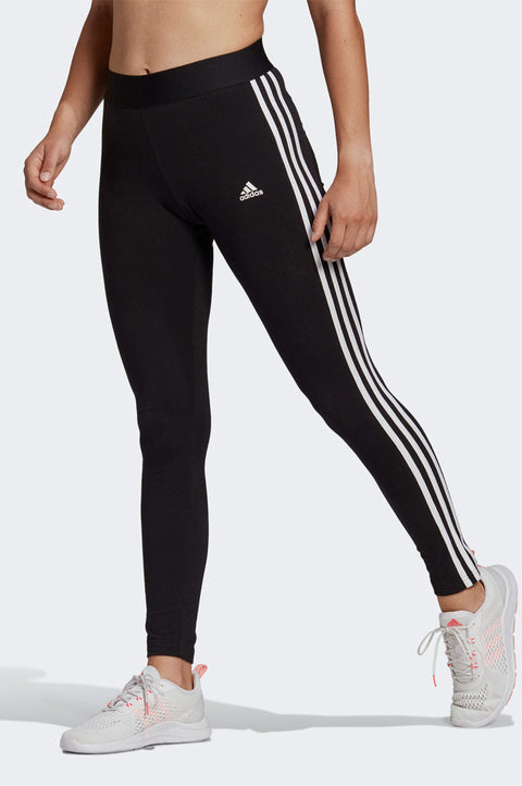 Adidas Women's Black 3 Stripes Leggings | Adidas In Lebanon