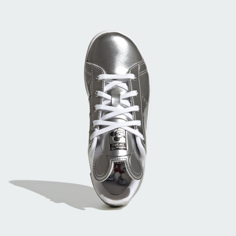 Adidas Girl's Silver Stan Smith Sneakers | Adidas In Lebanon