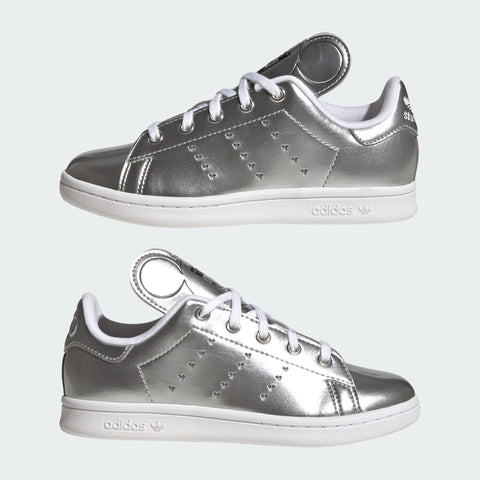 Adidas Girl's Silver Stan Smith Sneakers | Adidas In Lebanon