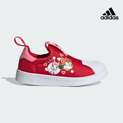 Adidas Girl's Red Disney Superstar 360 I Sneakers | Adidas In Lebanon