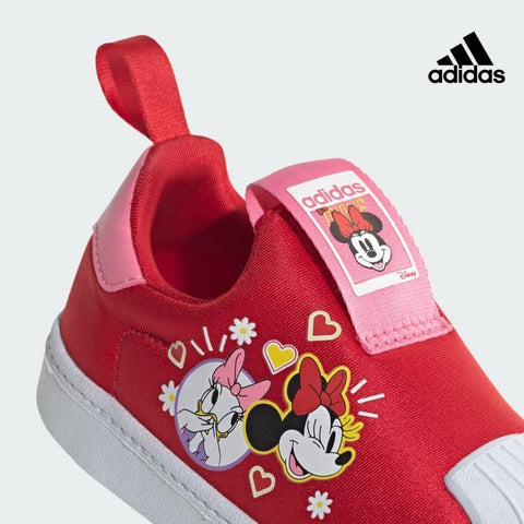Adidas Girl's Red Disney Superstar 360 I Sneakers | Adidas In Lebanon