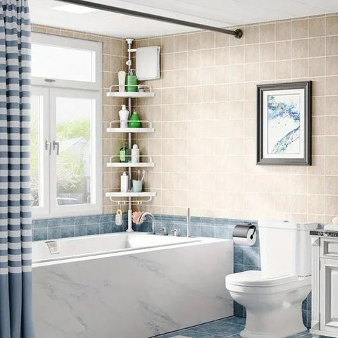 Hinox Bathroom's White Multi-Corner Shelf | Hinox In Lebanon