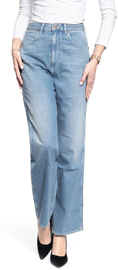 Wrangler Women's Blue Mom Relaxed Carpenter Jeans | Wrangler In Lebanon