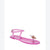 Katy Perry Women's Pink The Geli Wild Rose Ice Cream Flat Sandals