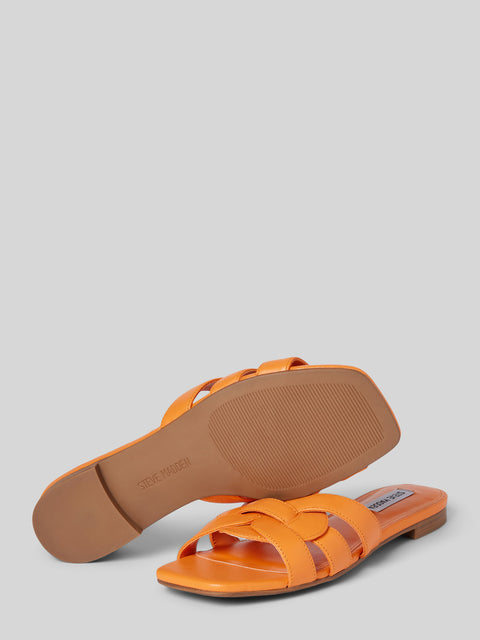 Steve Madden Women's Orange Vcay Leather Slipper |Steve Madden In Lebanon