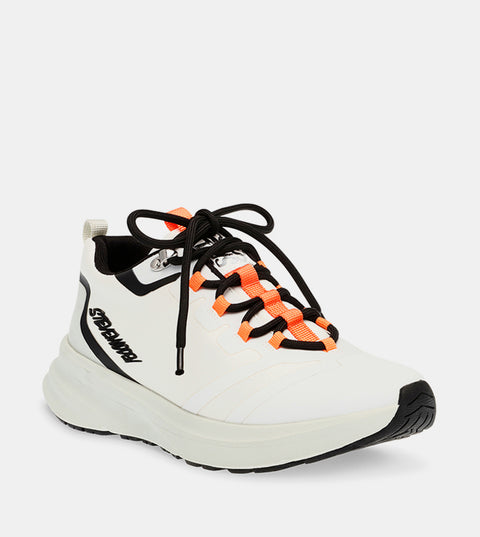 Steve Madden Unisex White AIRBALL Logo Detail Lace-Up Sneakers |Steve Madden In Lebanon