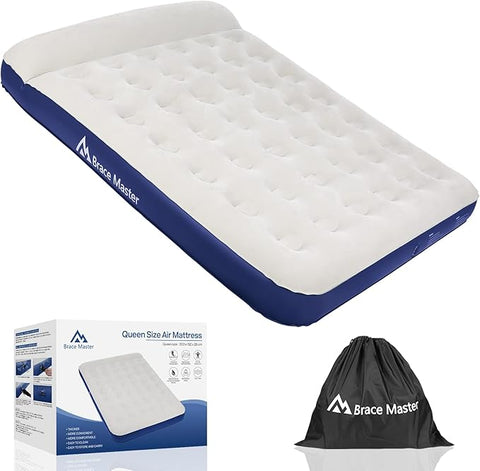 Brace Master Queen Size Air Mattress 203 x 152 x 28 cm | Brace Master In Lebanon