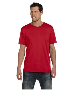 Alternative Men's Red Cotton Crew Neck T-Shirt | Alternative In Lebanon