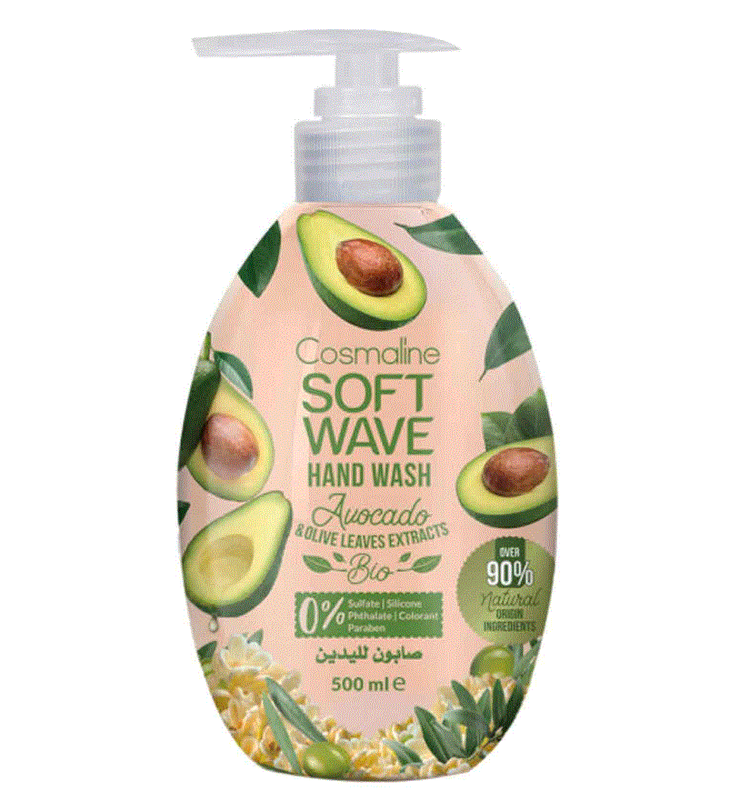 Cosmaline Soft Wave Bio Avocado & Olive Hand Wash 500ml | Cosmaline In Lebanon