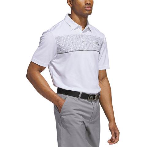 Adidas Men's White Golf Polo T-Shirt | Adidas In Lebanon