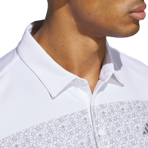 Adidas Men's White Golf Polo T-Shirt | Adidas In Lebanon