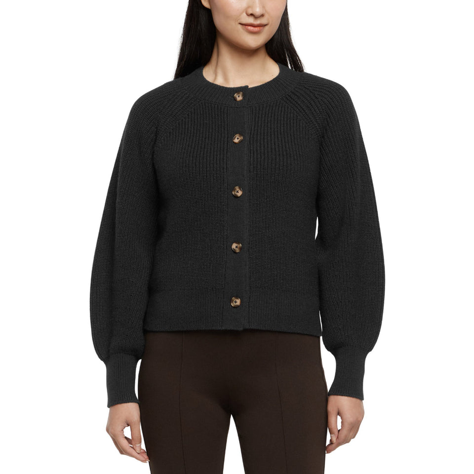 Banana Republic Women's Black Button Front Cardigan