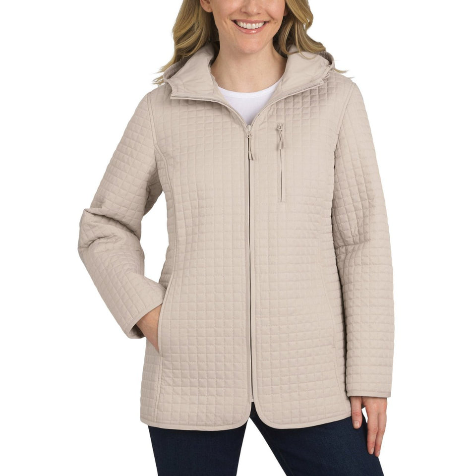 Lands End Women's Bone Quilted Jacket