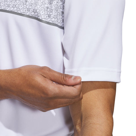 Adidas Men's White Golf Polo T-Shirt | Adidas In Lebanon
