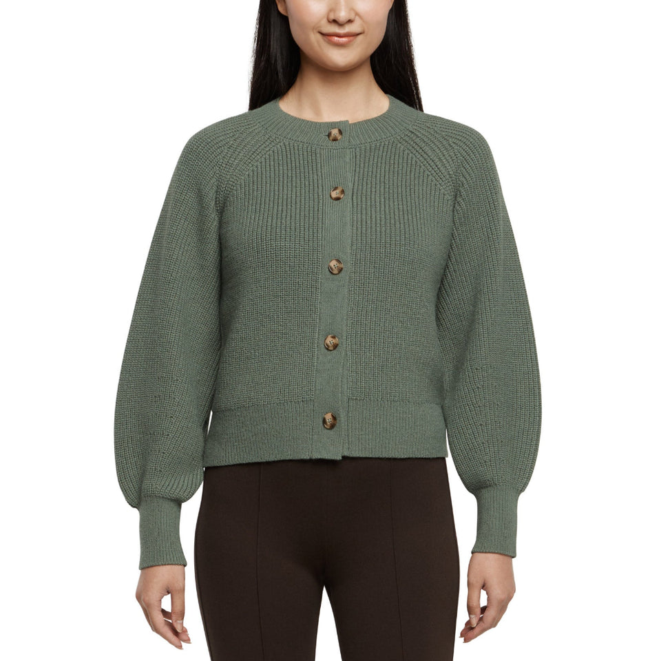 Banana Republic Women's Olive Green Button Front Cardigan