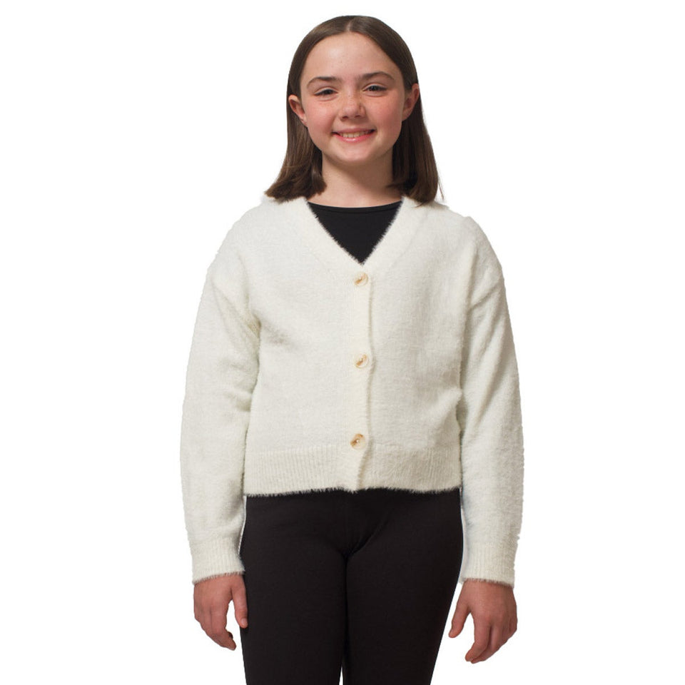 DKNY Girl's Cream Youth Assorted Cardigan