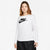 Nike Women's White Long-Sleeve Blouse
