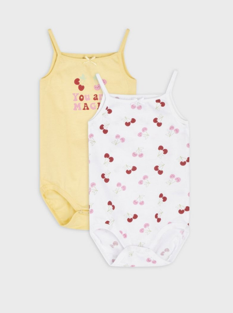 Sinsay Baby Girl's 2 Packs Of Multicolor Bodysuit ANFK106