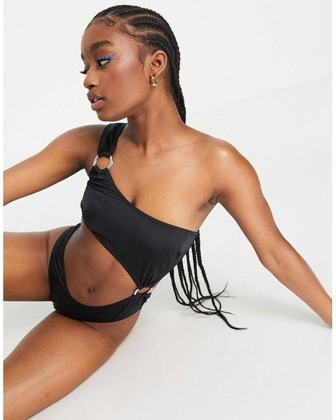 Asos Design Women's Black Swimsuit ANF3480