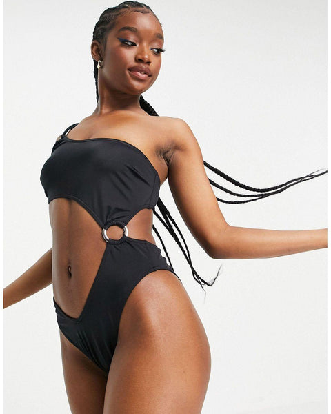 Asos Design Women's Black Swimsuit ANF3480