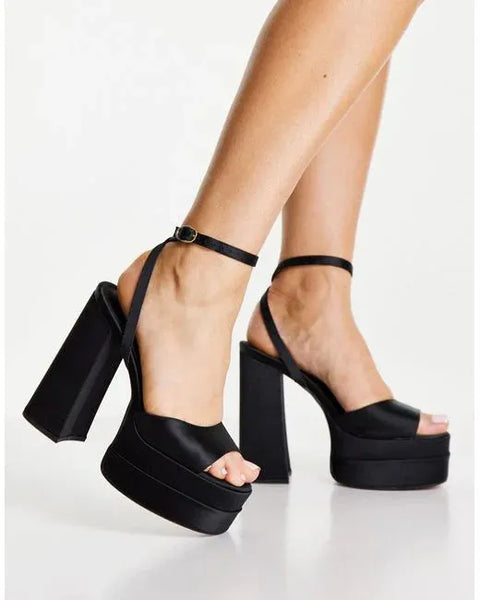 Asos Design Women's Black Heels ANS725