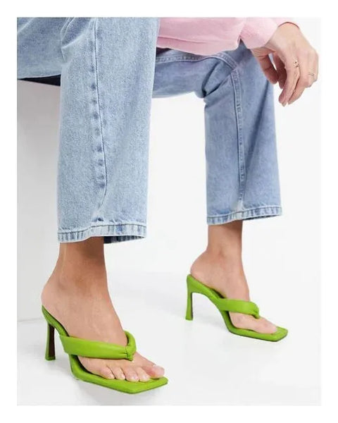 Asos Design Women's Neon Green Heel ANS525