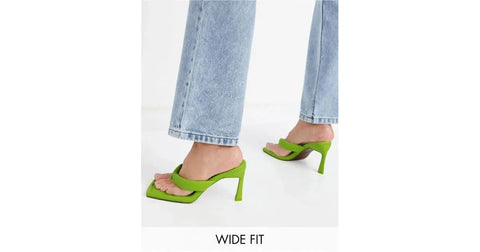 Asos Design Women's Neon Green Heel ANS525