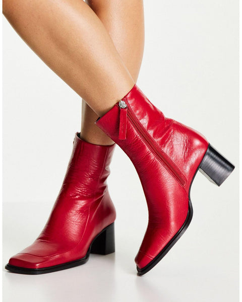 ASOS Design  Women's Red Boot ANS328