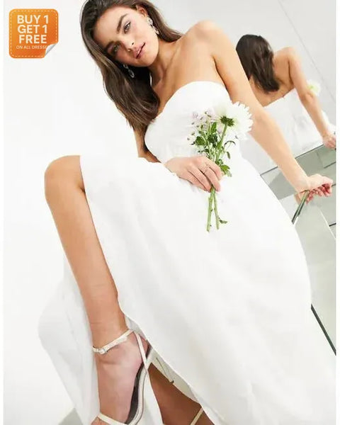 Asos Edition Women's White Dress ANF934
