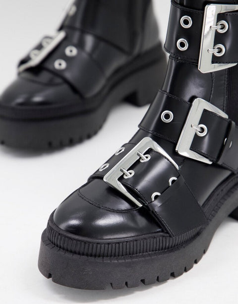 ASOS Design  Women's Black Boot ANS197(shoes 58)