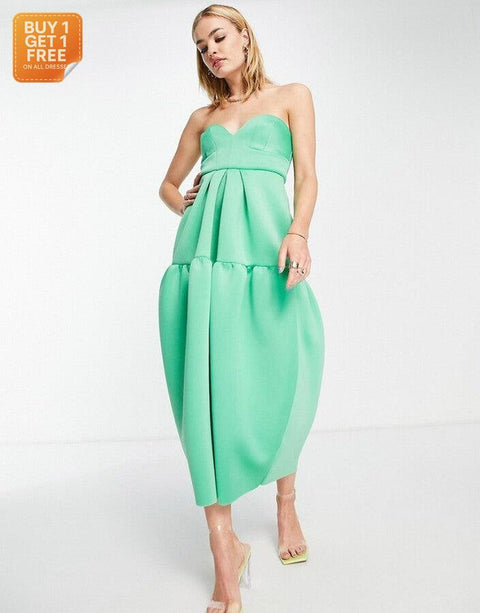Asos Design Women's Light Green Dress ANF1975