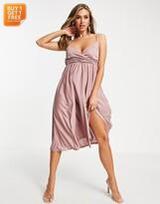 Asos Design Women's Dusty Rose Dress ANF1071