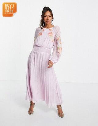 ASOS Design Women's Purple Dress 101342798 AMF1285