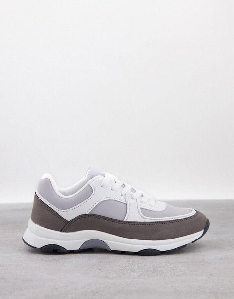 ASOS Design  Women's Gray Sneaker Shoes ANS431