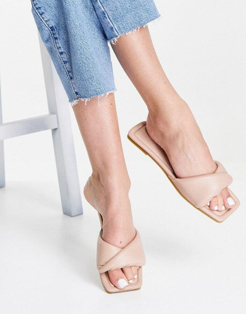 Asos Design Women's Beige Slipper ANS985